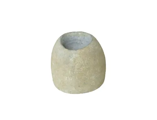 Product image of the product “T-light Holder, from Riverstone, small ball, flat under ”